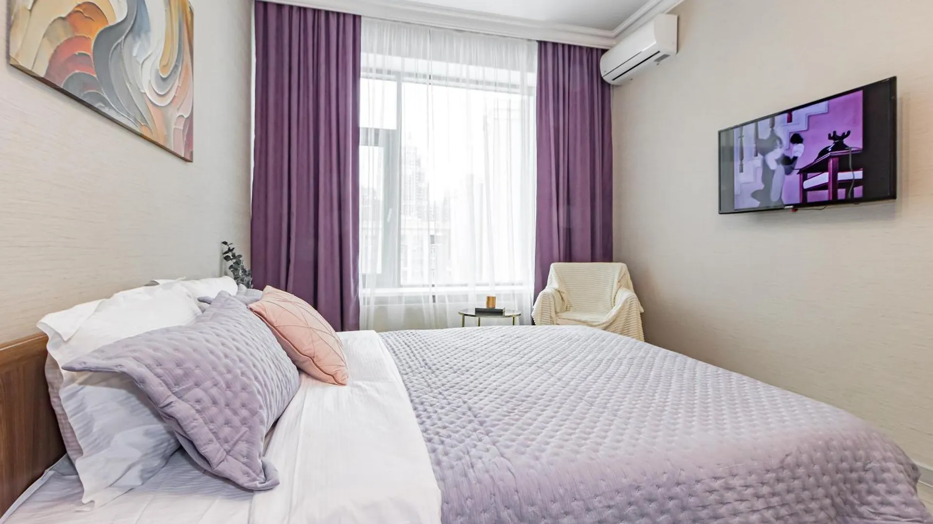 Уютная 1Шка В Жк Авеню Возле Аквапарк Ailand Apartamento Astana
